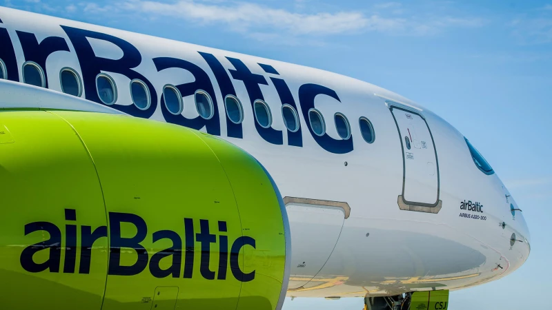 Flying high over the Baltic