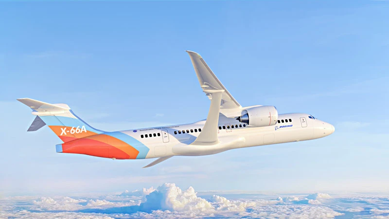 The latest addition to the X-plane family: Boeing X-66A