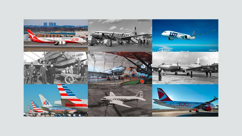 More and more airlines are celebrating 100 years in the skies