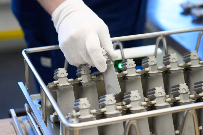 2. Filling the racks (with the blank parts):