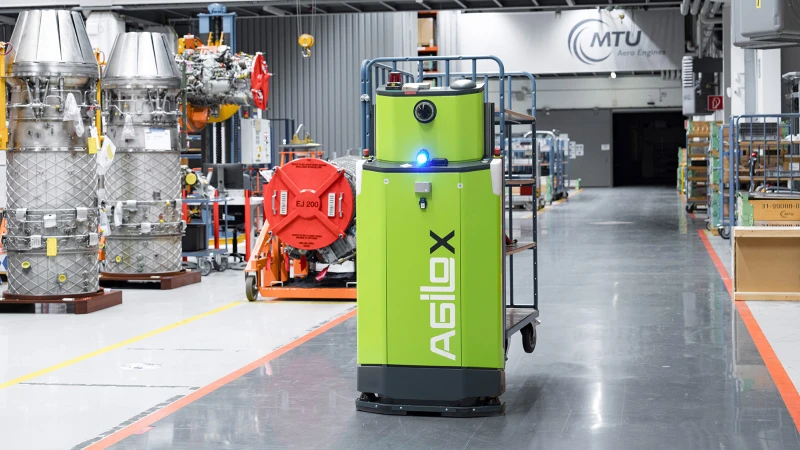 Efficient and highly integrated: Automated guided vehicle systems at MTU