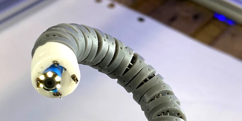 A robot for borescope inspections