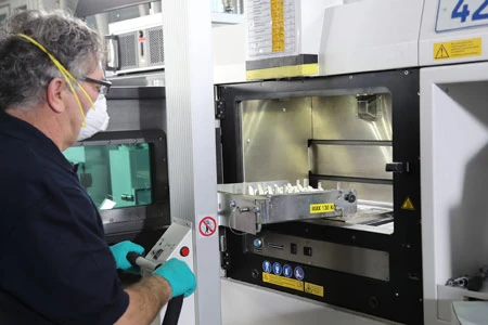 High-tech manufacturing process in use at MTU: Additive manufacturing