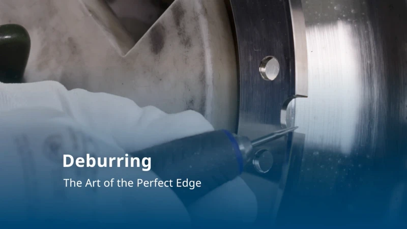 Step by Step - The deburring process